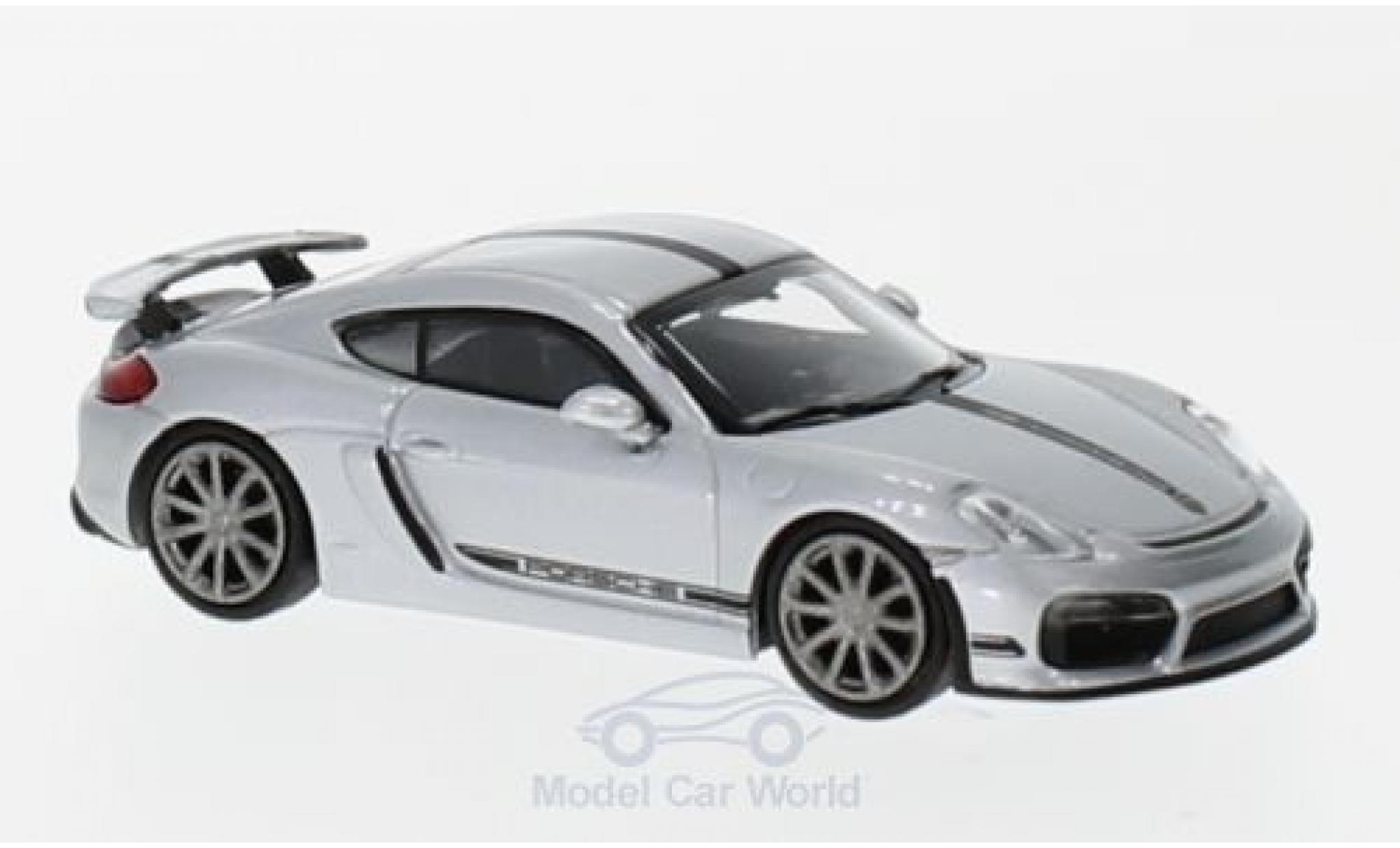 Porsche Cayman GT4 1/87 Minichamps GT4 grigio/nero 2016 modellino in miniatura