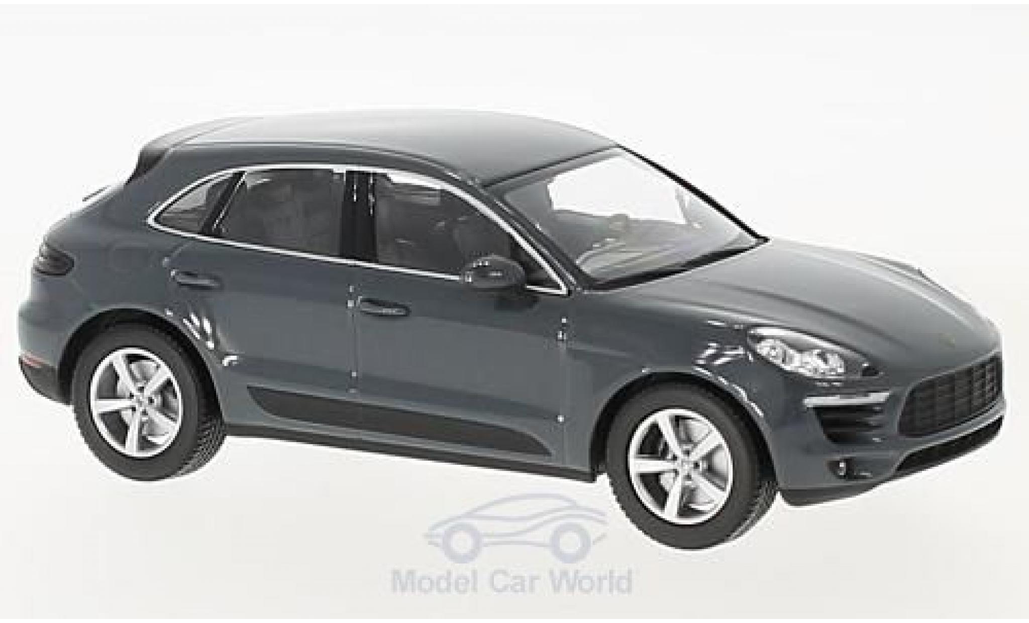 Porsche Macan 1/43 Minichamps grigio 2013 modellino in miniatura