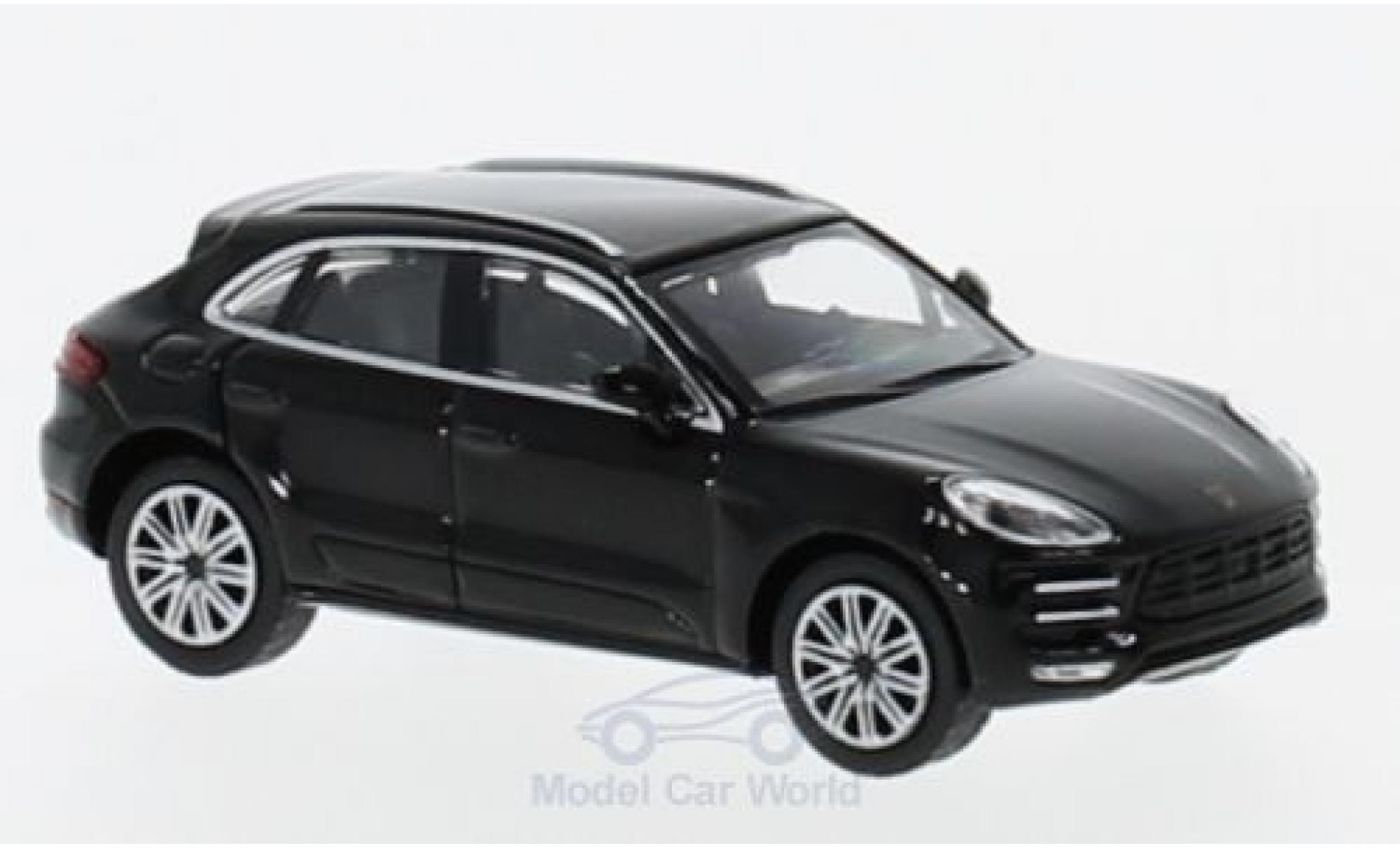 Porsche Macan Turbo 1/87 Minichamps Turbo nero 2013 modellino in miniatura