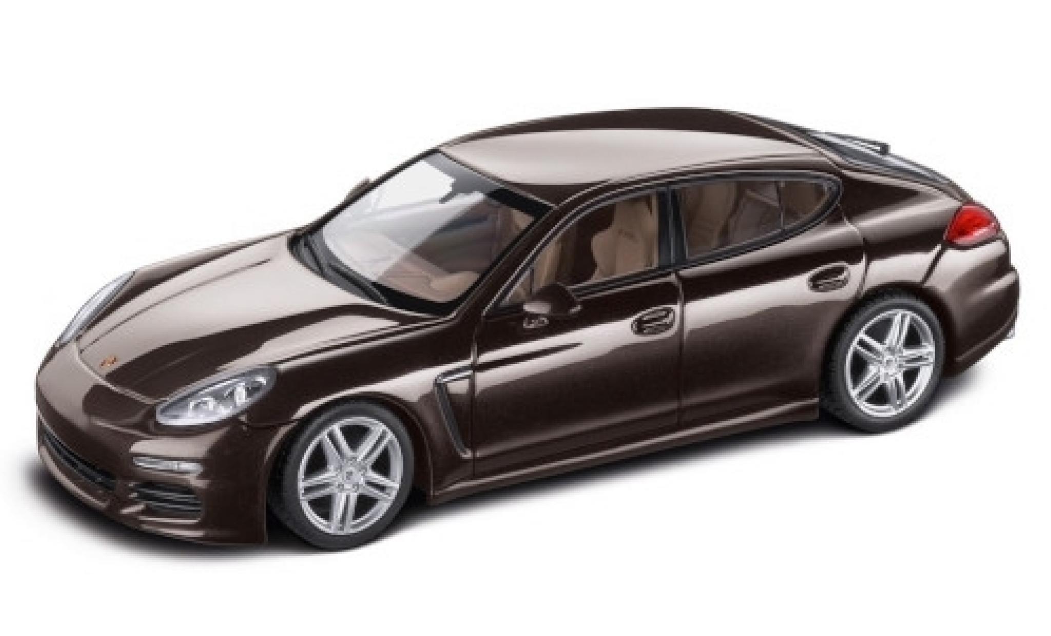Porsche Panamera 1/43 Minichamps metallico nero 2016 modellino in miniatura