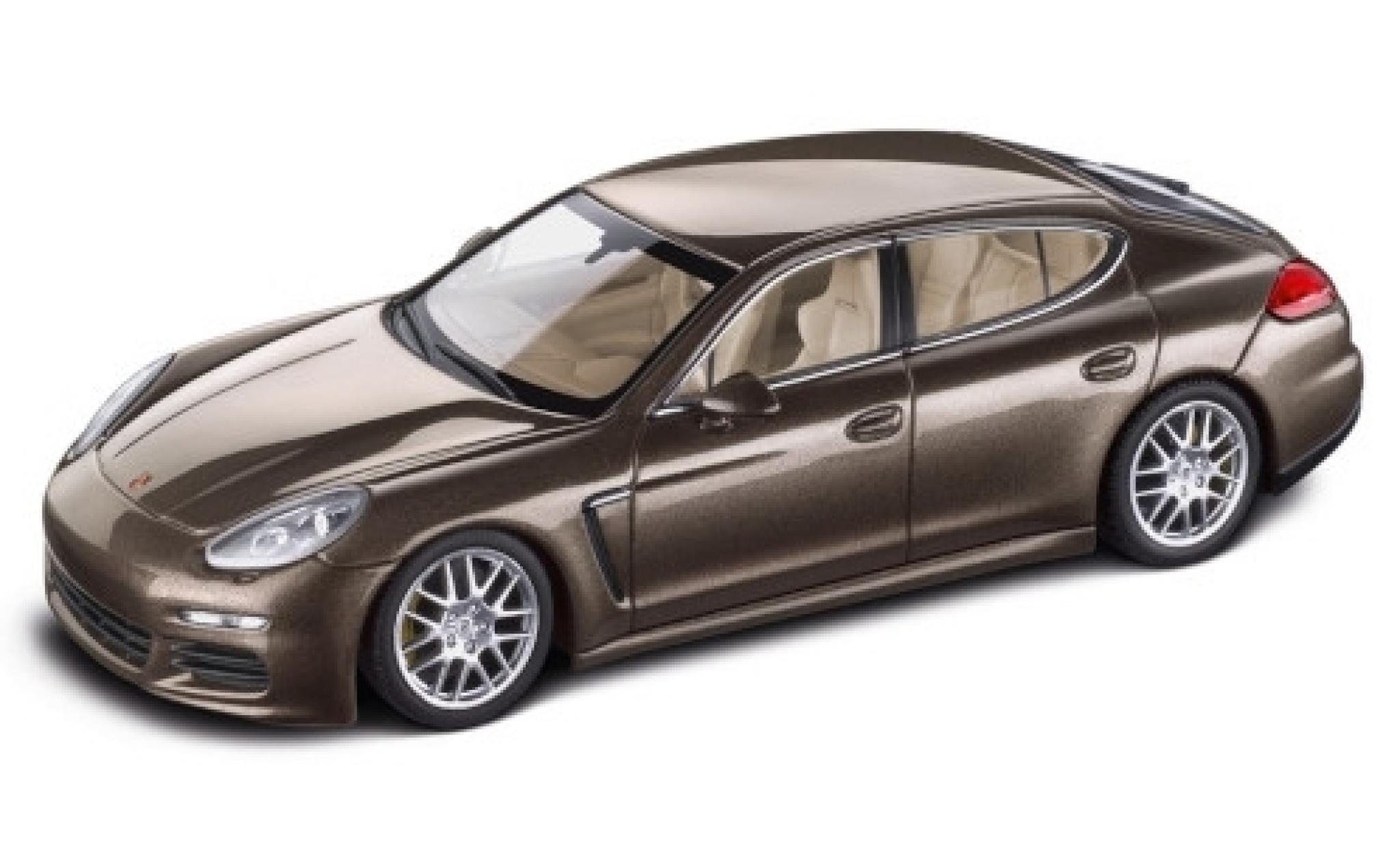 Porsche Panamera S 1/43 Minichamps S metallico marroneee 2014 modellino in miniatura
