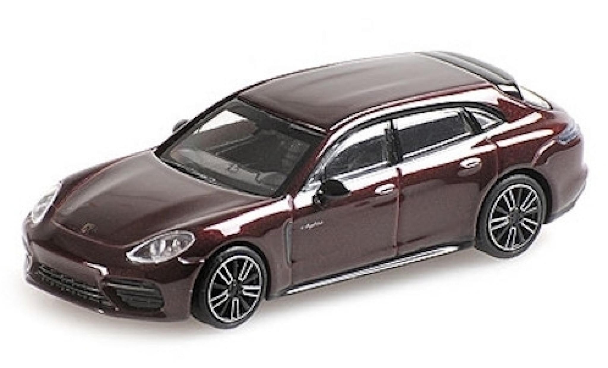 Porsche Panamera e-hybrid 1/87 Minichamps Turbo S E-Hybrid Sport Turismo metallico rosso 2017 modellino in miniatura