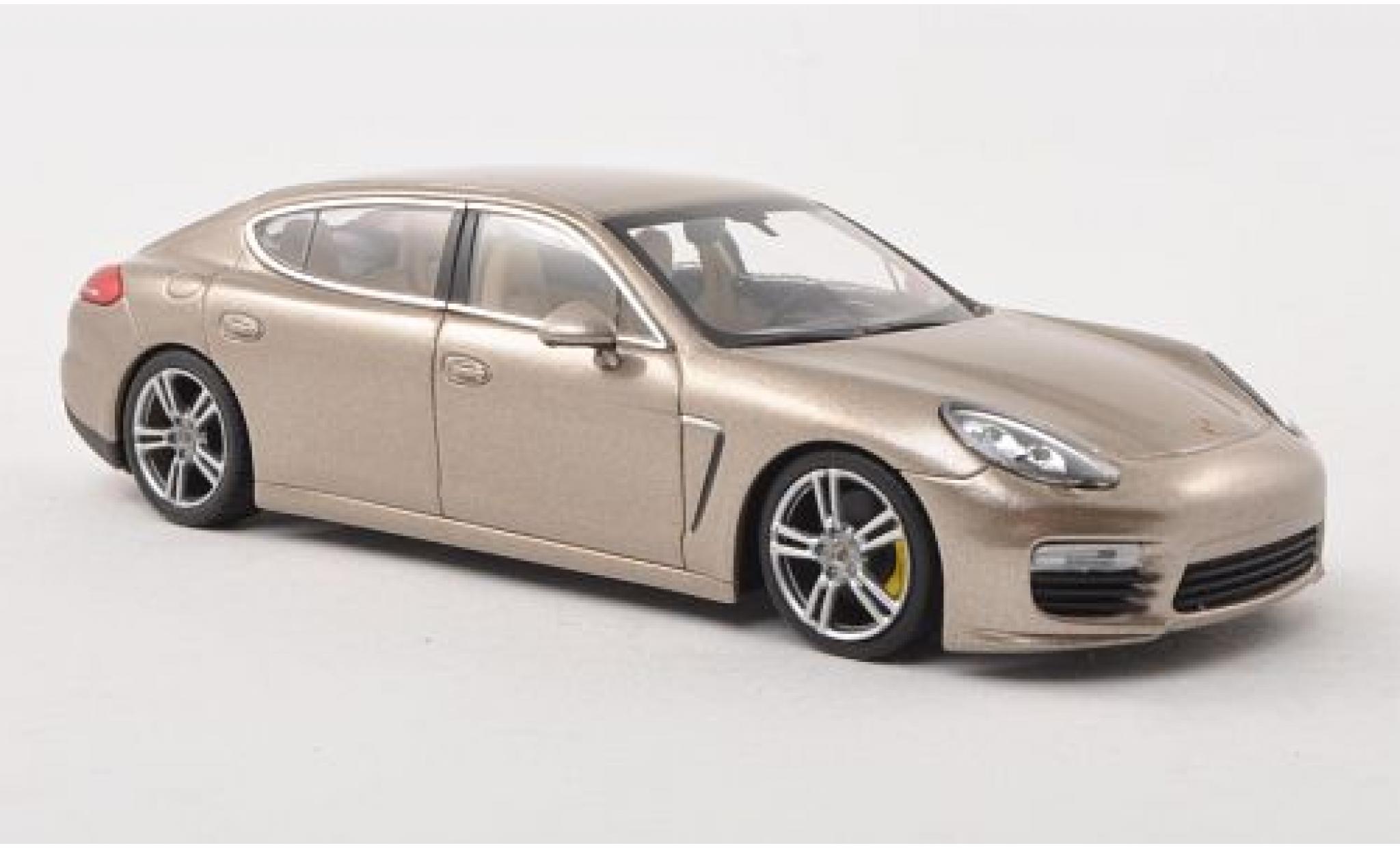 Porsche Panamera Turbo S 1/43 Minichamps Turbo S Executive metallico beige 2016 modellino in miniatura