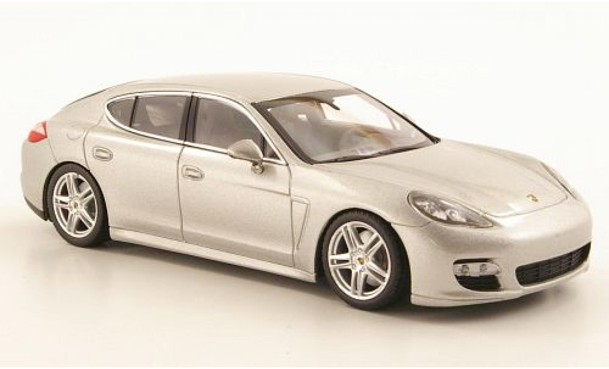 Porsche Panamera Turbo 1/43 Minichamps Turbo grigio 2010 modellino in miniatura