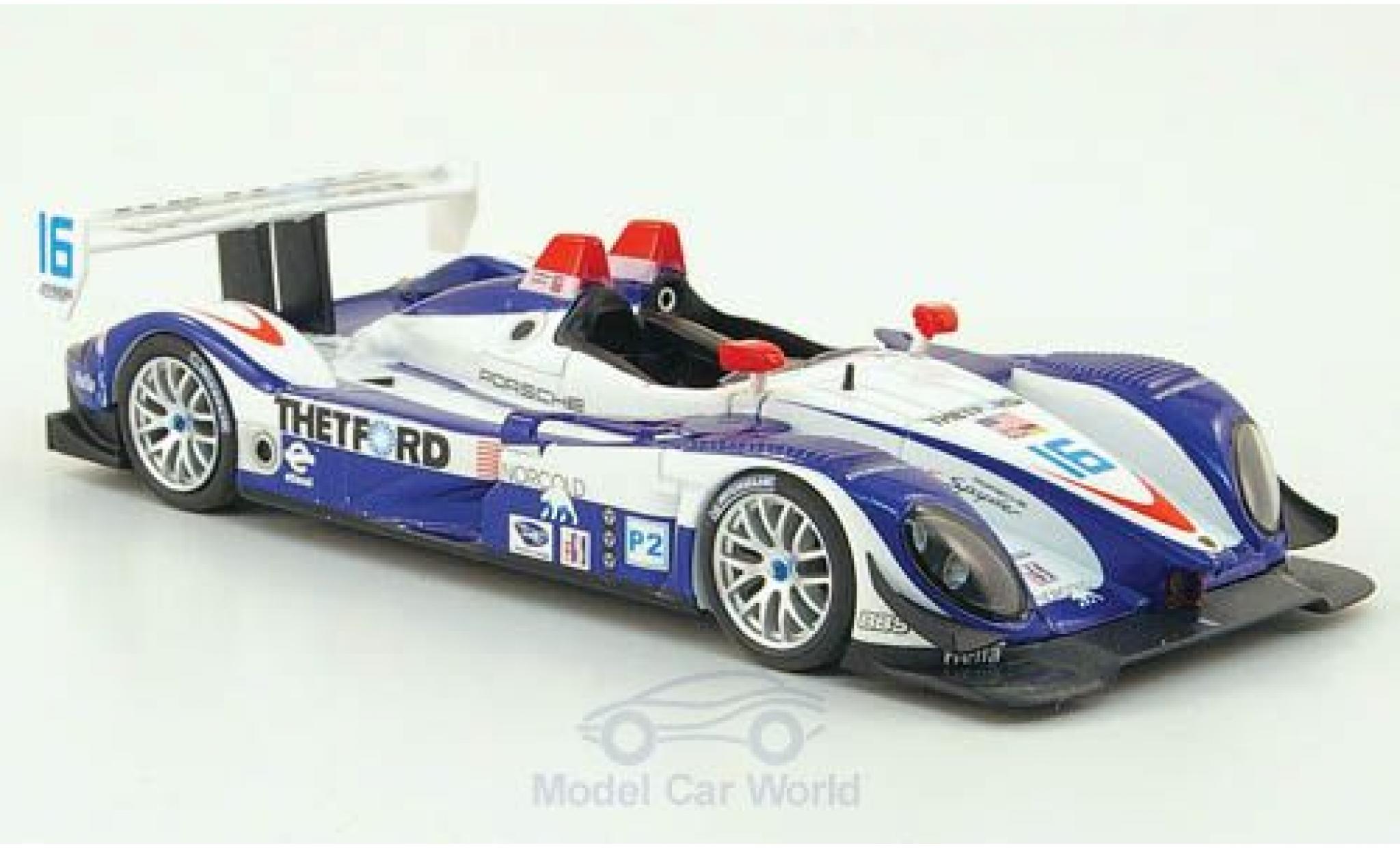 Porsche RS Spyder 1/43 Minichamps Spyder No.16 Dyson Racing ALMS 12h Sebring 2008 Dyson/Smith modellino in miniatura