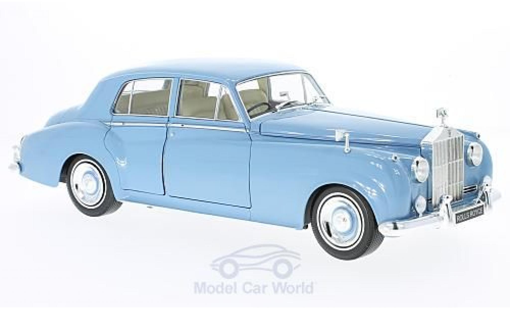 Rolls Royce Silver Cloud 1/18 Minichamps II blu RHD 1960 modellino in miniatura