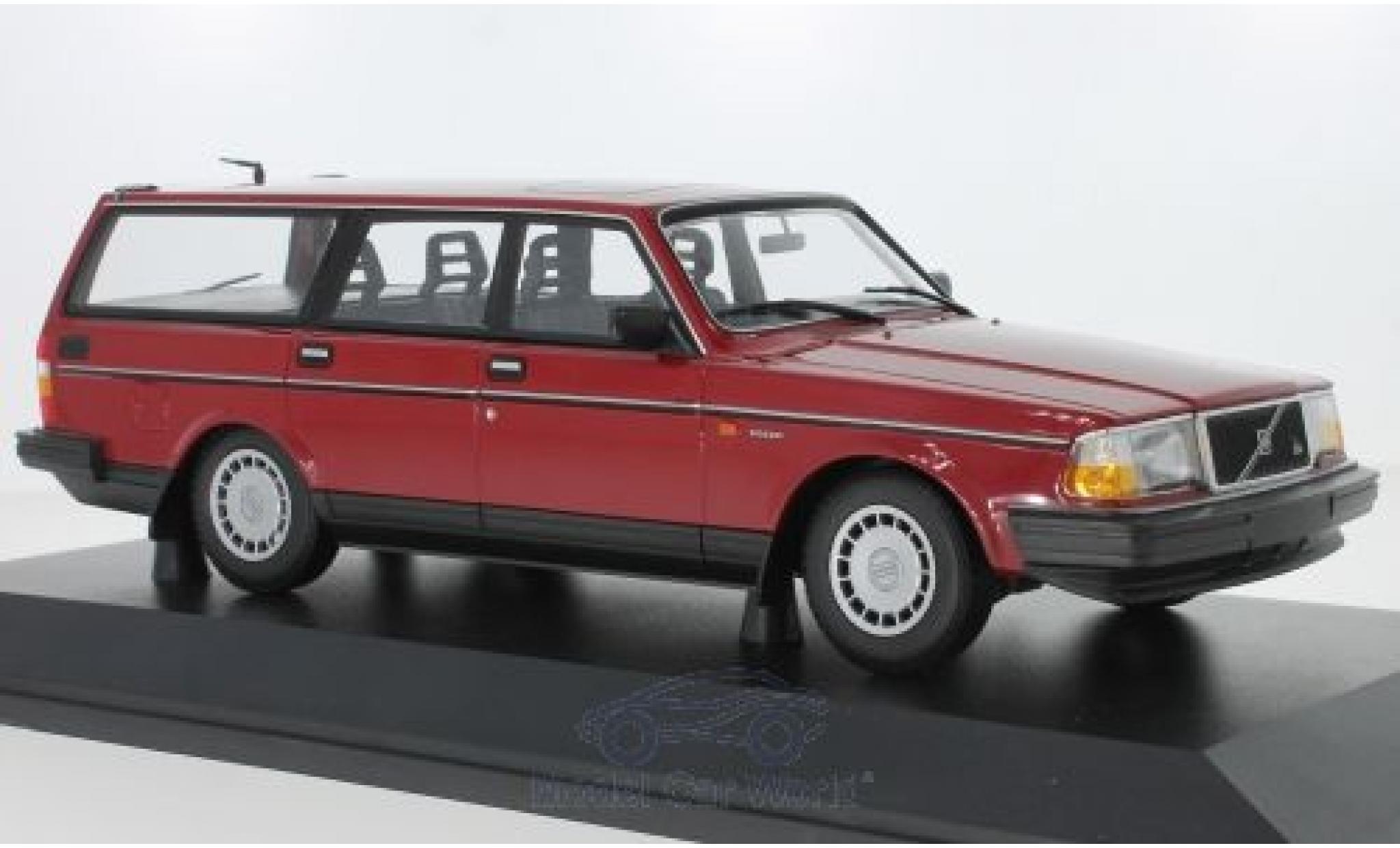 Volvo 240 1/18 Minichamps GL Break rosso 1986 modellino in miniatura