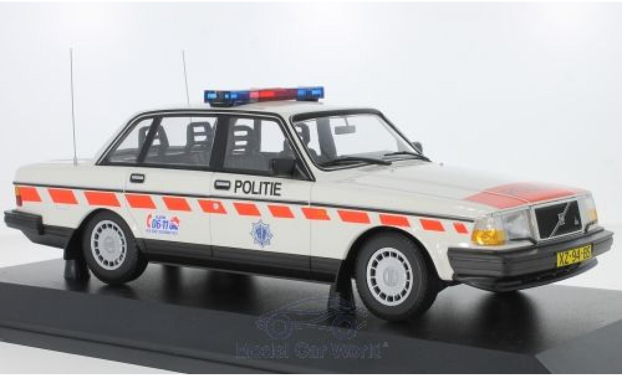 Volvo 240 1/18 Minichamps GL Politie (NL) 1986 modellino in miniatura