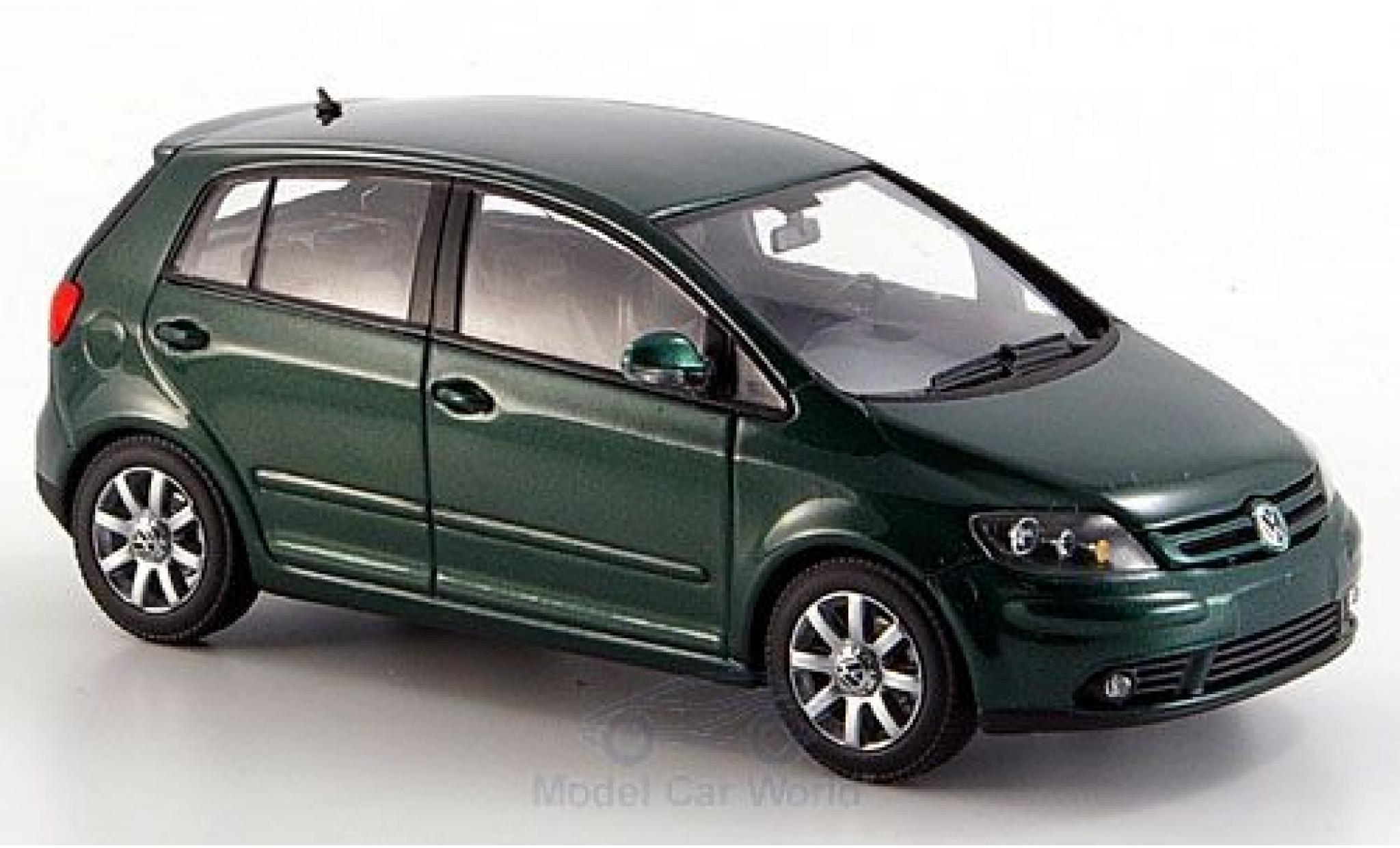 Volkswagen Golf V 1/43 Minichamps Plus metallico verde 2004 modellino in miniatura