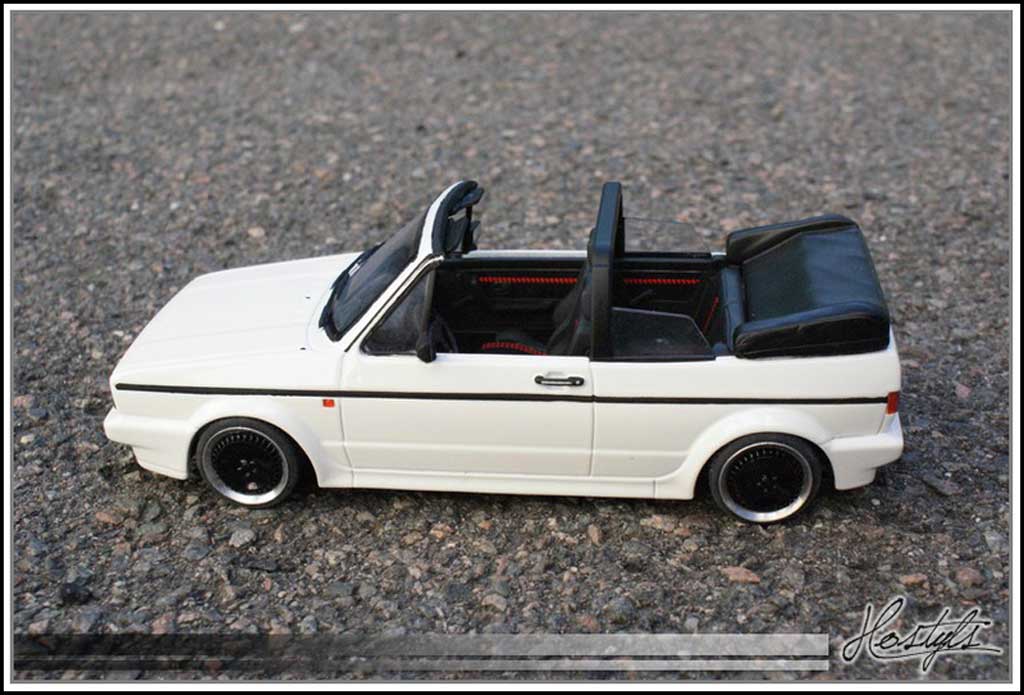 Volkswagen Golf 1 GTI 1/18 Ottomobile 1 GTI cabriolet bianco Schmidt Edition modellino in miniatura