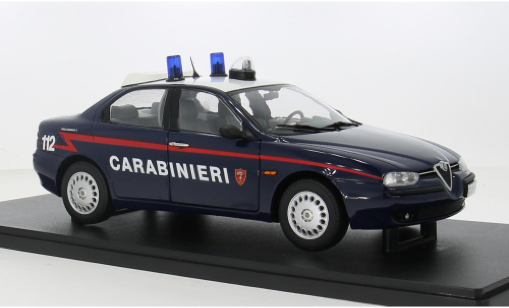 Alfa Romeo 156 1/18 Mitica 2.0 Twin Spark 1997 Carabinieri 1:18 modellino in miniatura