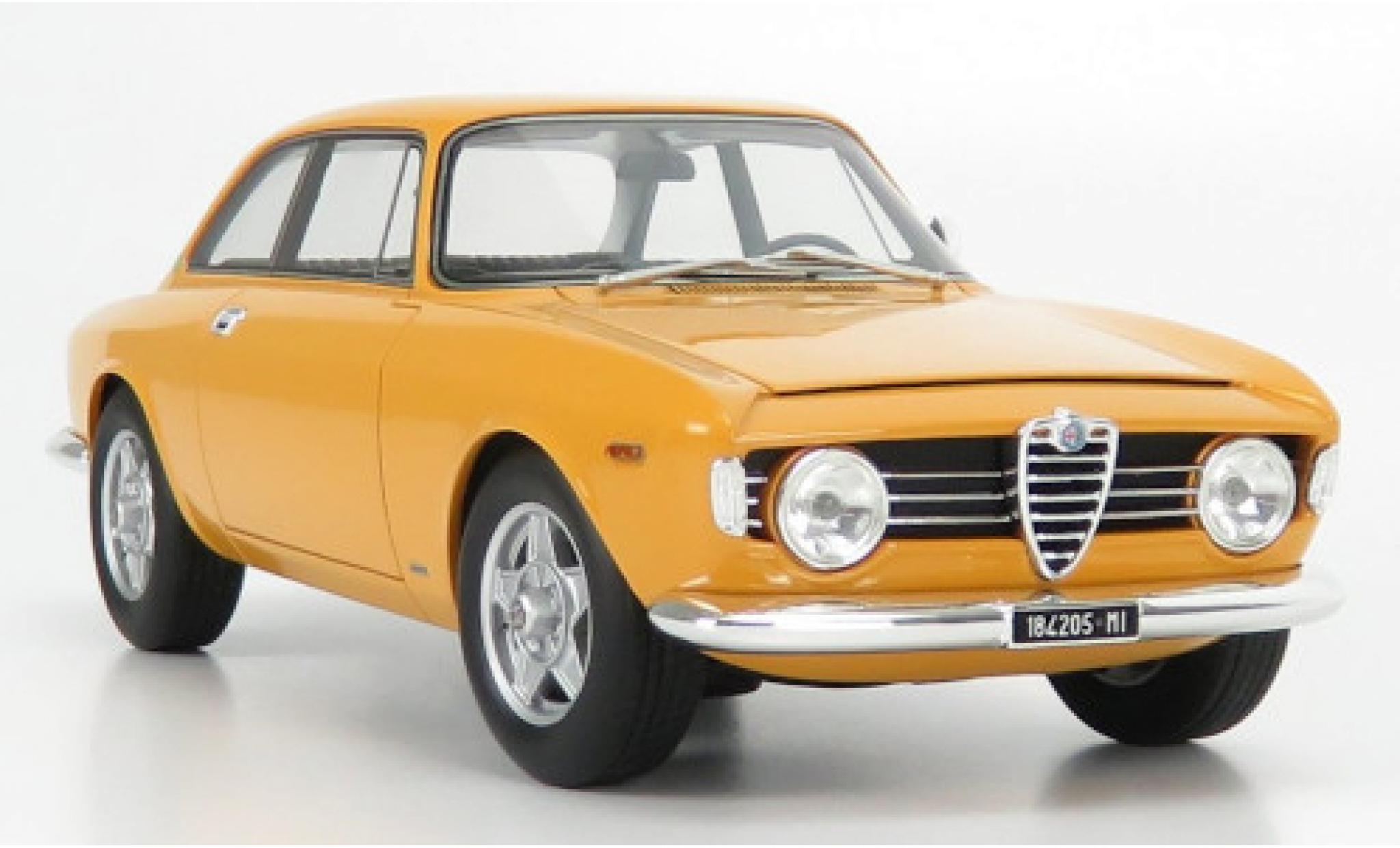 Alfa Romeo Giulia 1/18 Mitica 1600 Sprint GT Veloce giallo 1965 modellino in miniatura