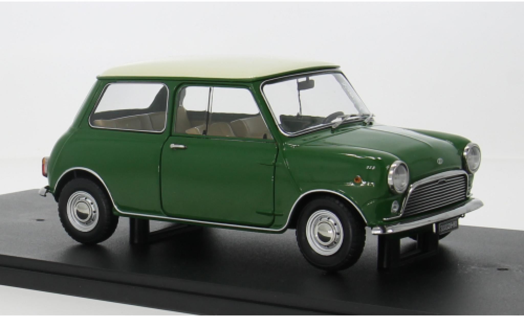 Mini Cooper 1/18 Mitica Bmw MkI grün/beige 1966 1:18 modellino in miniatura