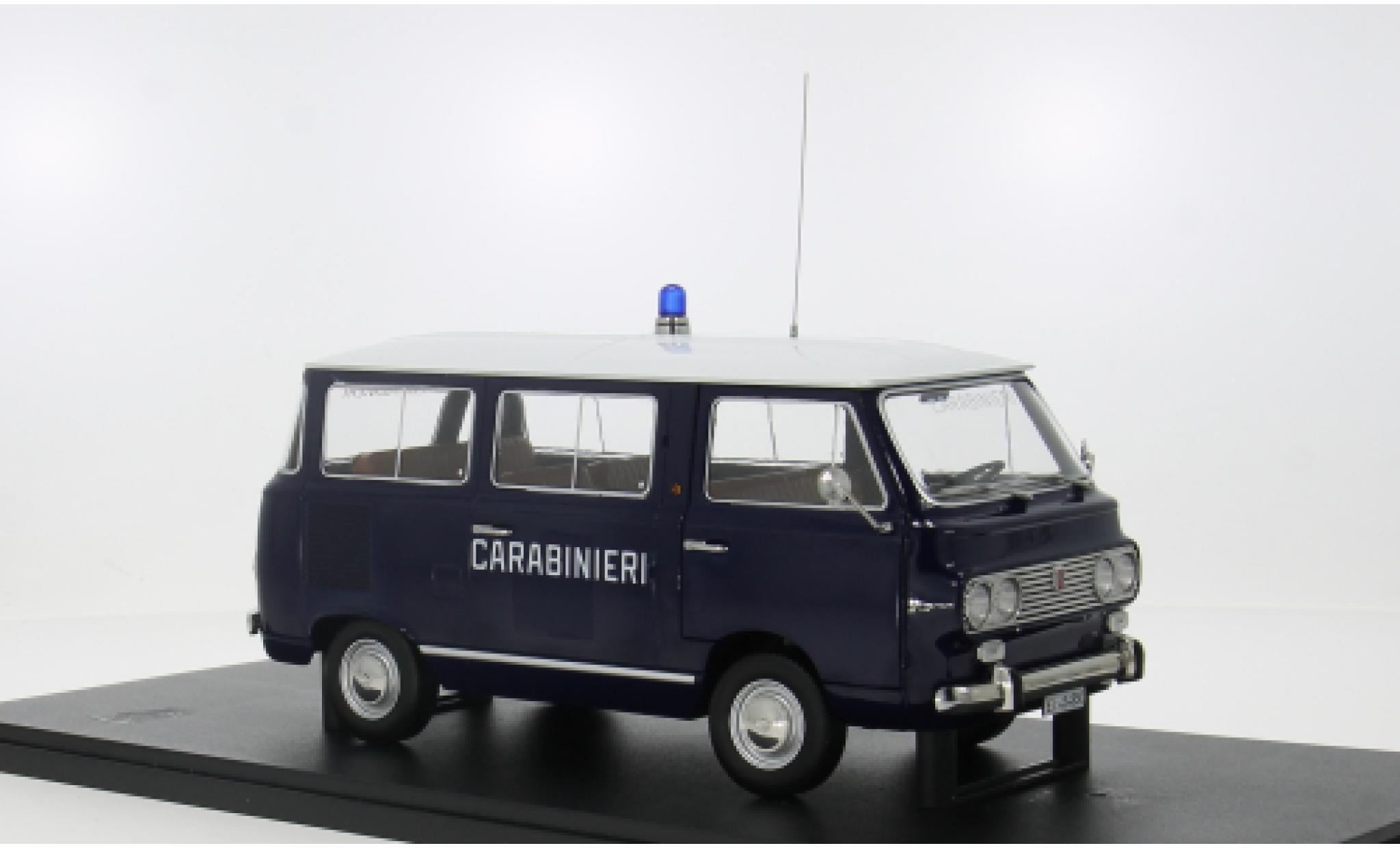 Fiat 850 1/18 Mitica Familiare 1970 Carabinieri 1:18 modellino in miniatura