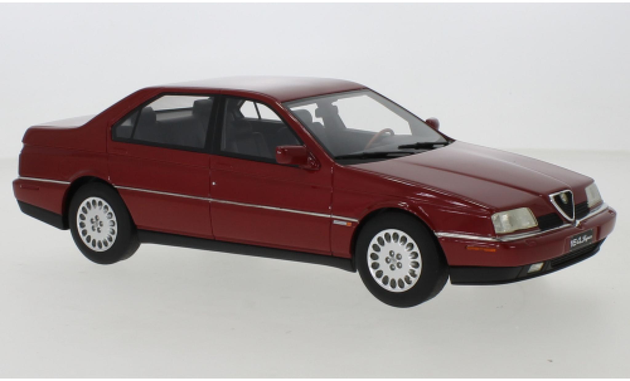 Alfa Romeo 164 1/18 Mitica Super 3.0 V6 24V metallico rosso foncé 1992 modellino in miniatura