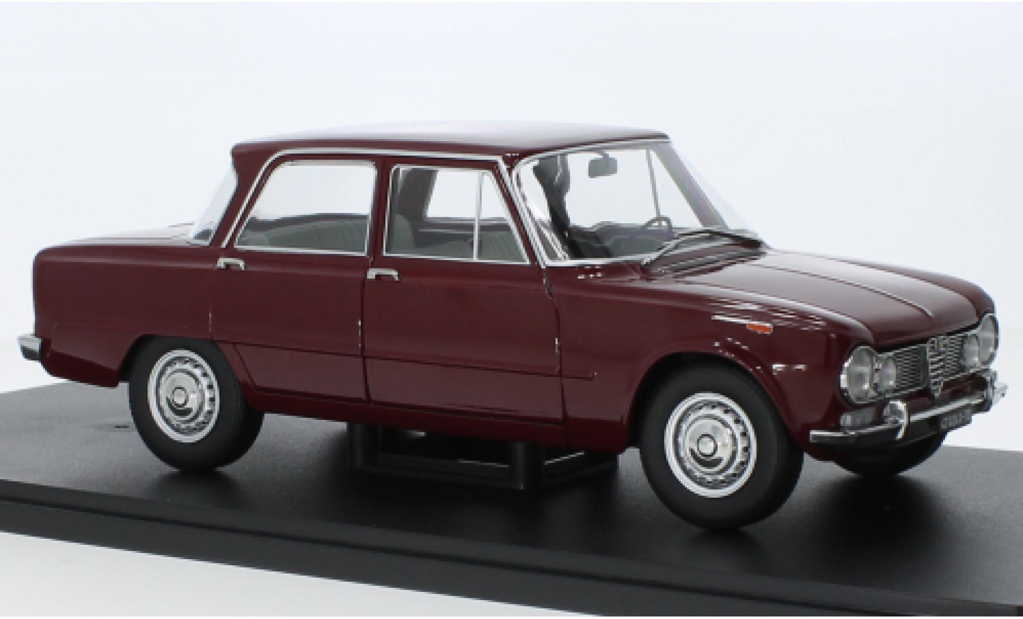 Alfa Romeo Giulia 1/18 Mitica 1.6 Ti rosso foncé 1962 modellino in miniatura