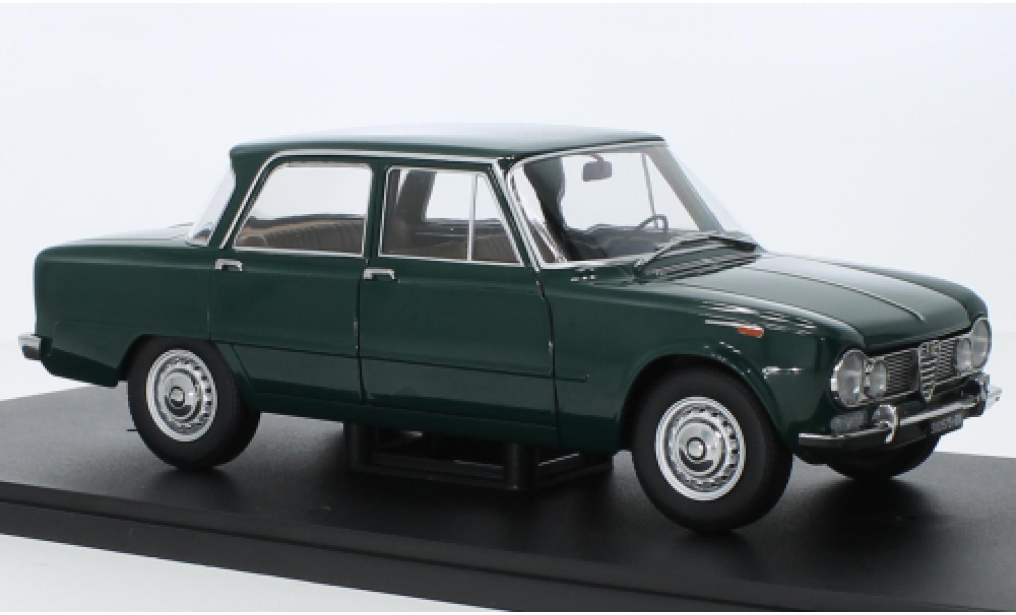 Alfa Romeo Giulia 1/18 Mitica 1.6 Ti verde foncé 1962 modellino in miniatura