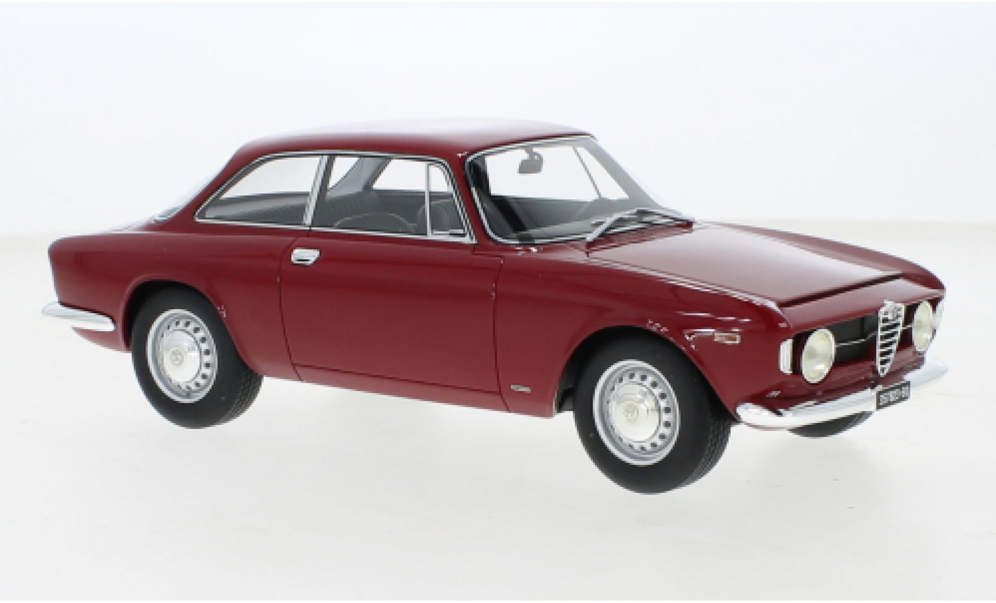 Alfa Romeo Giulia 1/18 Mitica GT 1300 Junior rosso 1968 modellino in miniatura