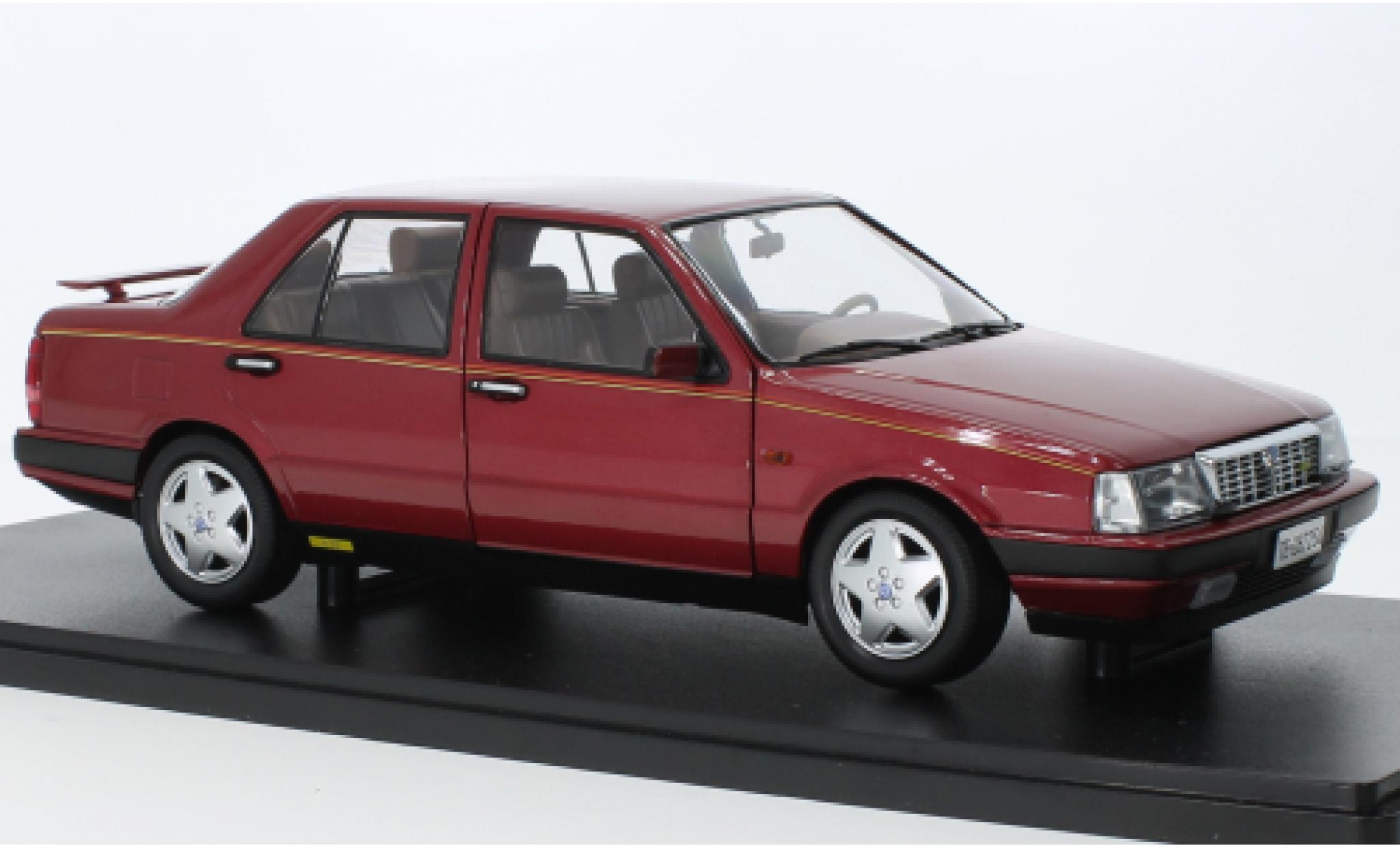 Lancia Thema 1/18 Mitica 8.32 Ferrari 1S metallise rosso 1986 modellino in miniatura