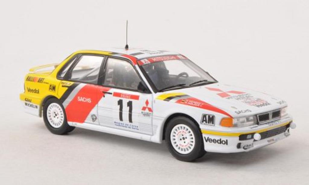 Mitsubishi Galant 1/43 IXO VR-4 No.11 RalliArt Tour de Corse 1991 /K.Wendel modellino in miniatura