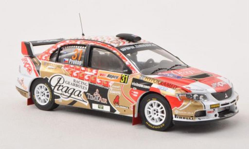 Mitsubishi Lancer 1/43 IXO Evo IX No.31 P-WRC Rally Australien 2009 /J.Tomanek modellino in miniatura