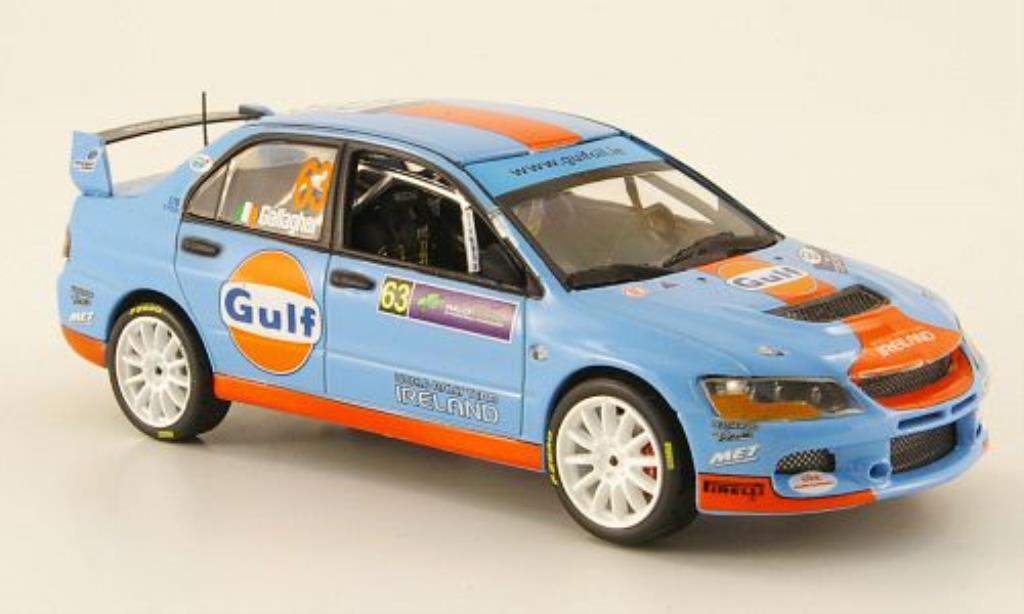Mitsubishi Lancer 1/43 Vitesse Evo IX No.63 Gulf Sieger Rally Irland 2009 / P.Kiely modellino in miniatura