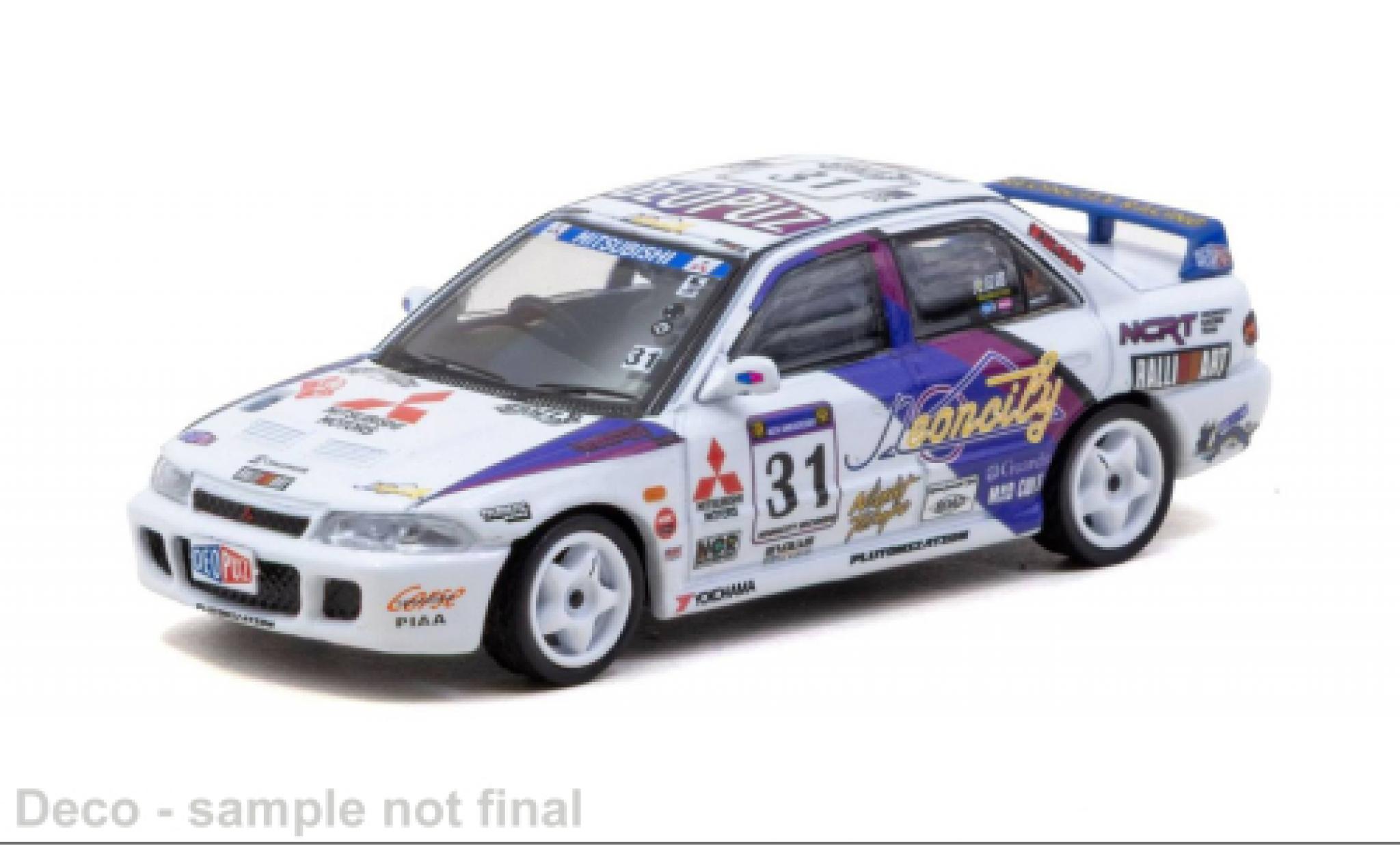 Mitsubishi Lancer 1/64 Tarmac Works Evo Rally Hong Kong-Peking 2025 #31 1:64 modellini auto