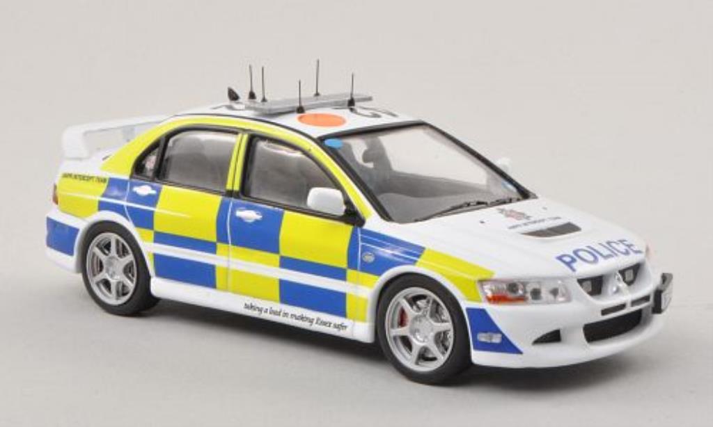 Mitsubishi Lancer 1/43 IXO Evo VIII Essex Police - ANPR Intercept Team Polizei (UK) 2007 modellino in miniatura