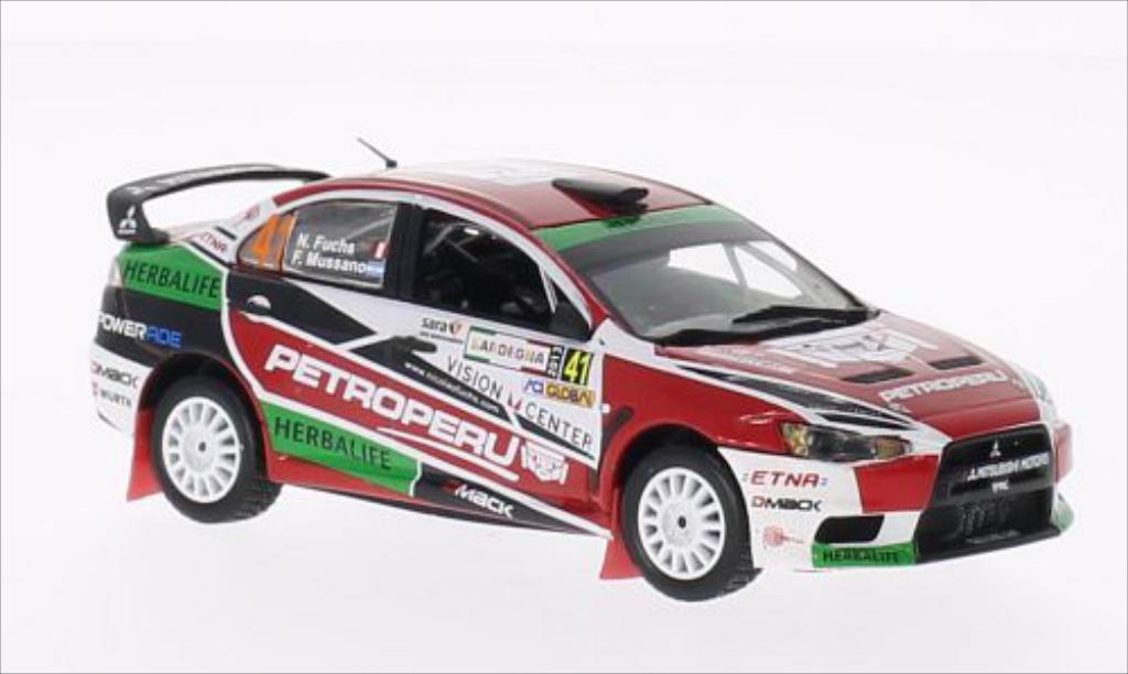 Mitsubishi Lancer 1/43 Vitesse Evo X Petroperu Rally Italia Sardegna No.41 2013 /F.Mussano modellino in miniatura