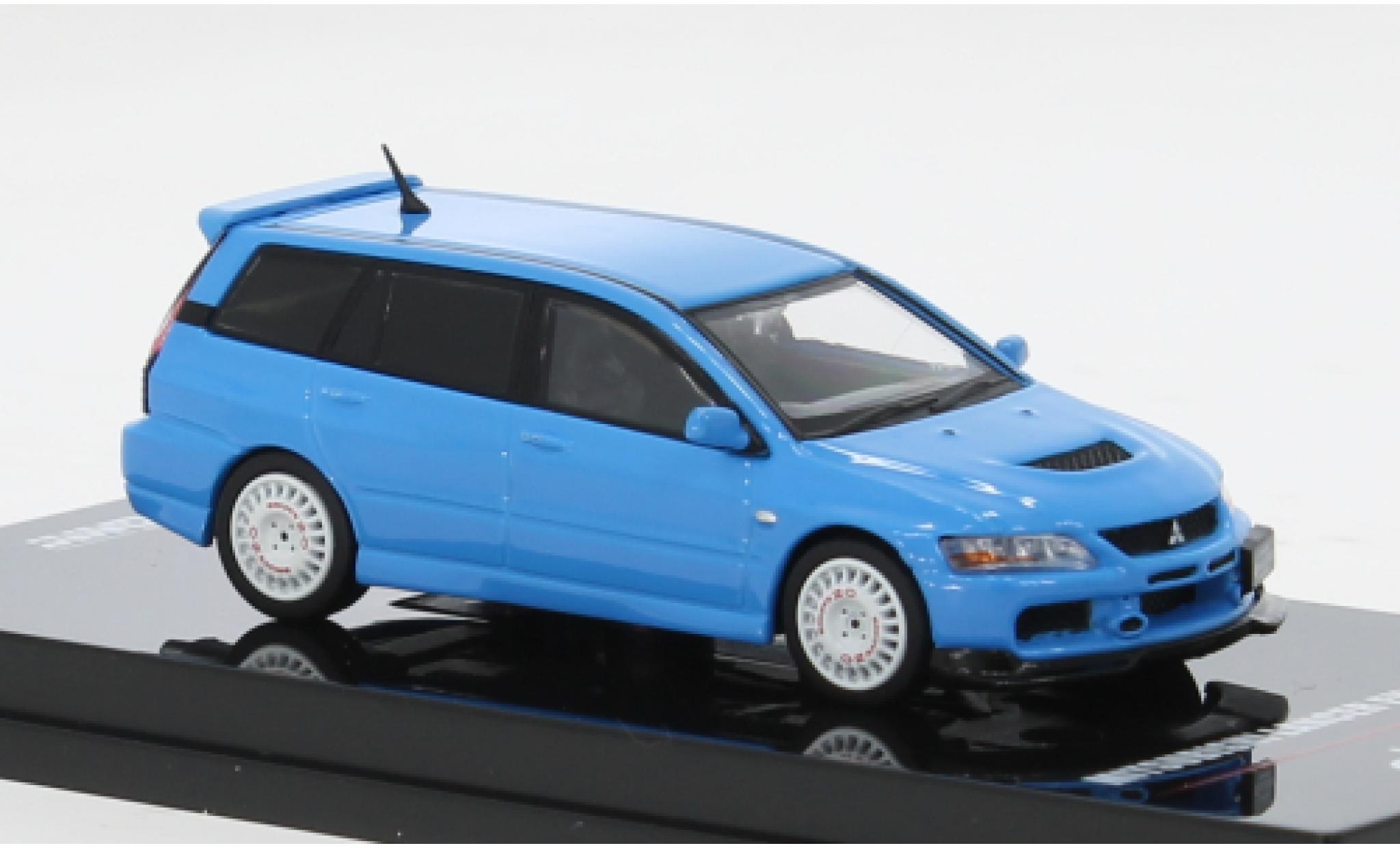 Mitsubishi Lancer 1/64 INNO64 Evoluti blau 1:64 modellino in miniatura
