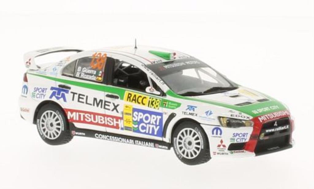 Mitsubishi Lancer 1/43 Vitesse Evolution X No.138 Sport City Rally Catalunya-Costa Daurada 2012 /B.Rozada modellino in miniatura