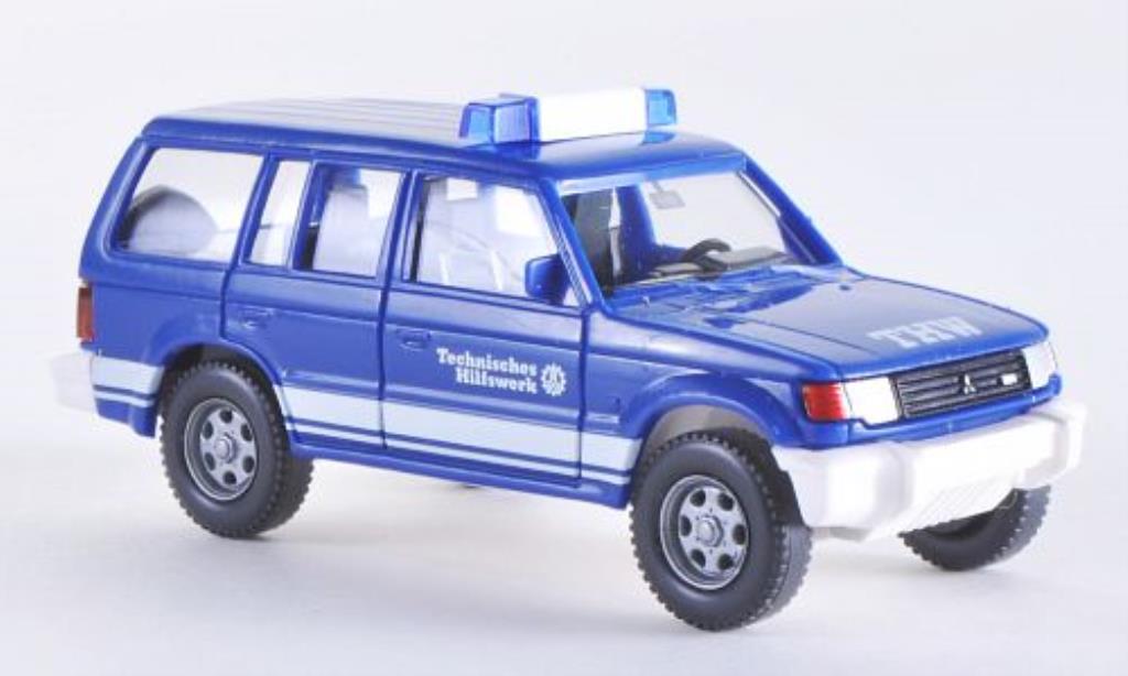 Mitsubishi Pajero 1/87 Wiking THW modellino in miniatura
