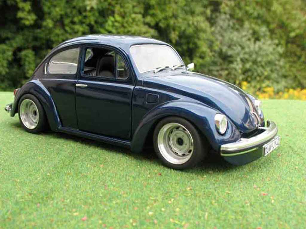 Volkswagen Kafer 1/18 Solido coxinelle blu foncee modellino in miniatura