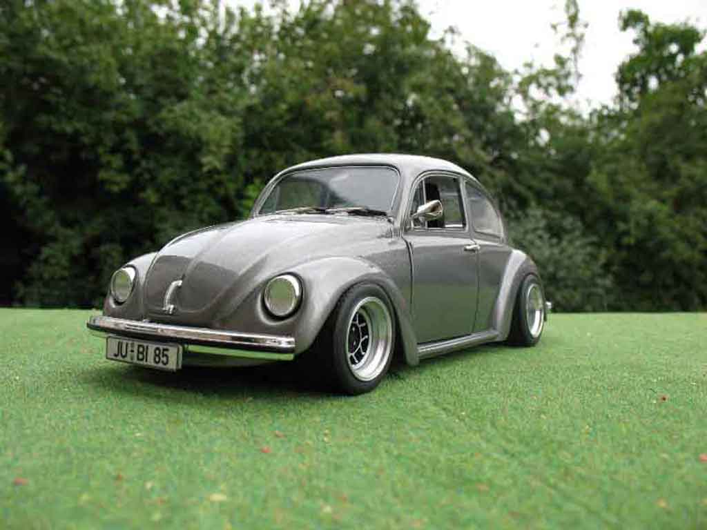 Volkswagen Kafer 1/18 Solido coxinelle grigio jantes ats modellino in miniatura