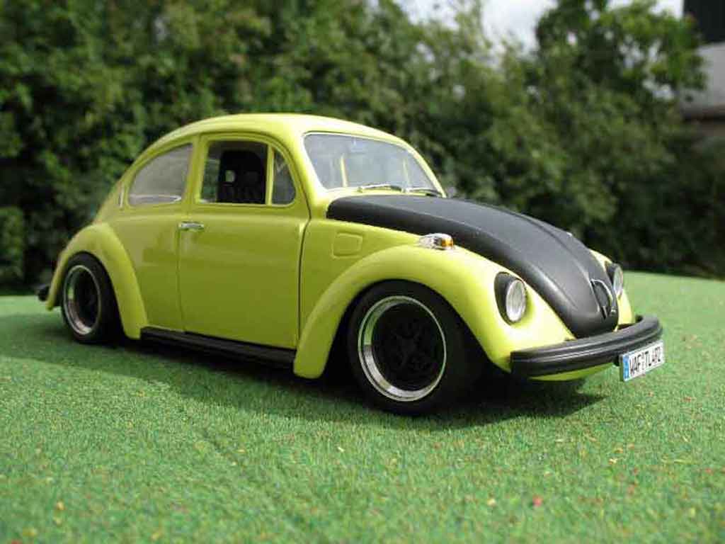 Volkswagen Kafer 1/18 Burago coxinelle racer modellino in miniatura