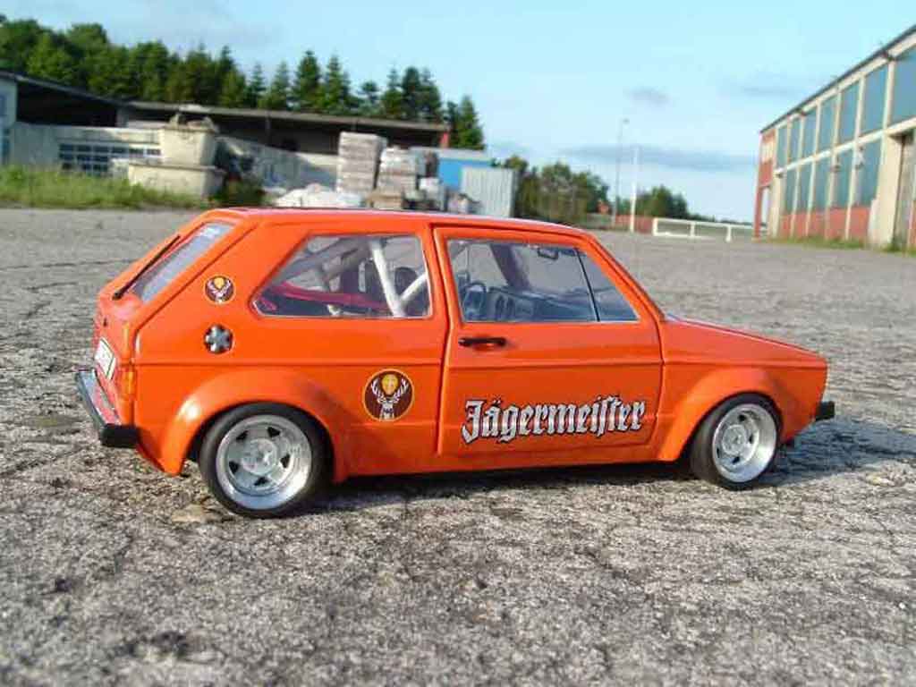 Volkswagen Golf 1 GTI 1/18 Solido 1 GTI jagermeister modellino in miniatura