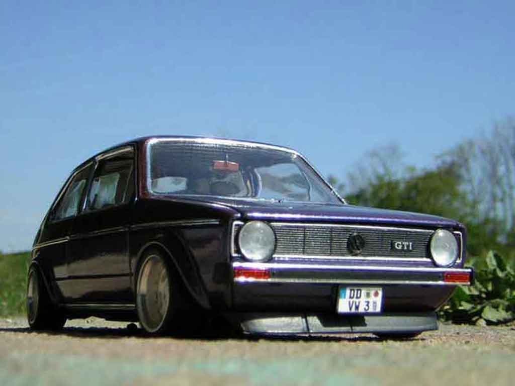 Volkswagen Golf 1 GTI 1/18 Solido jantes Tramont 1 GTI german look modellino in miniatura