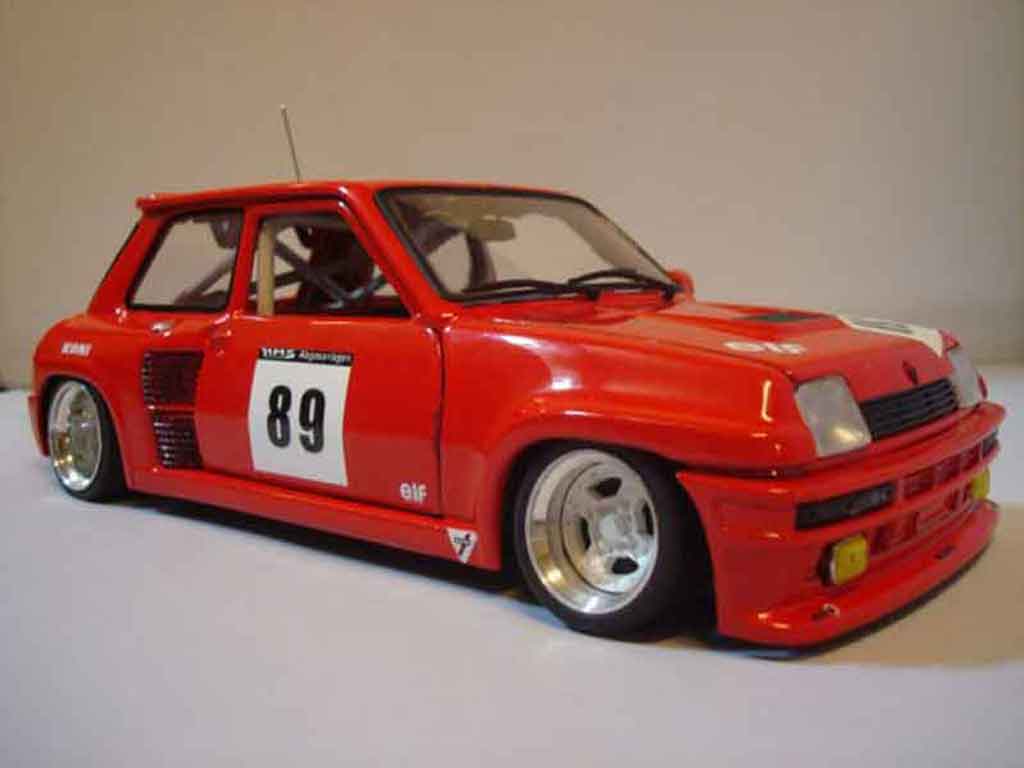 Renault 5 Turbo 1/18 Universal Hobbies Turbo 2 rosso rallye tuning modellino in miniatura
