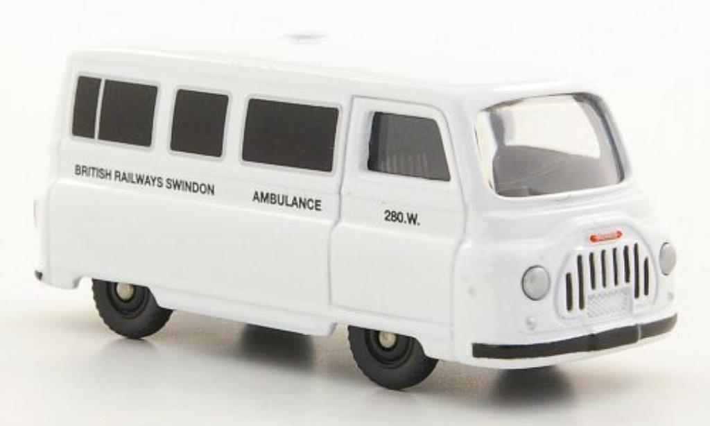 Morris J2 1/76 Corgi British Rail Swindon - Ambulance modellino in miniatura