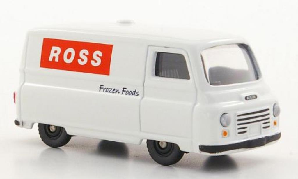 Morris J2 1/76 Corgi Kasten Ross Frozen Foods RHD modellino in miniatura