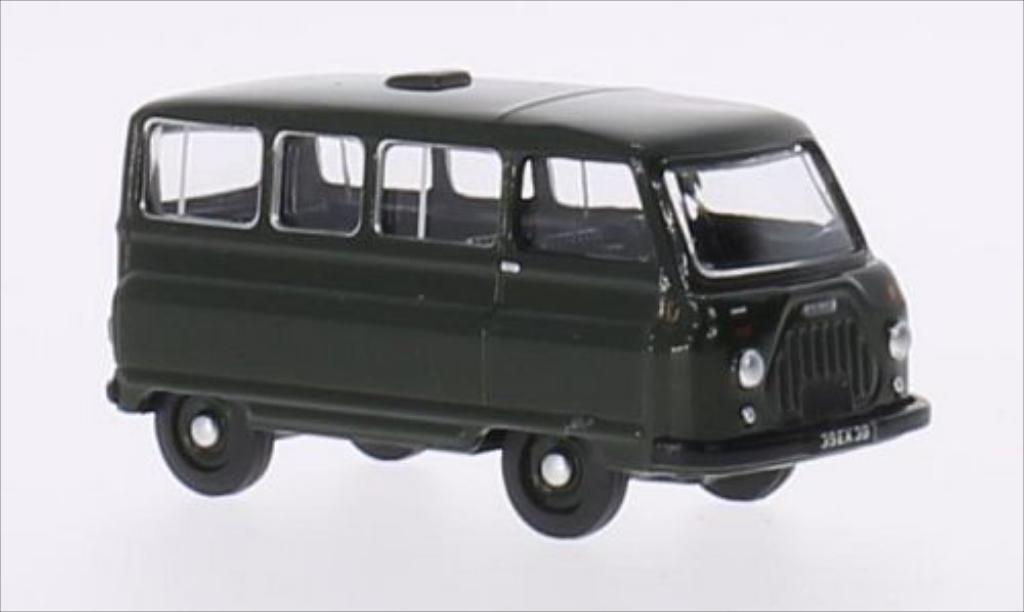 Morris J2 1/76 Oxford Minibus grun RHD modellino in miniatura