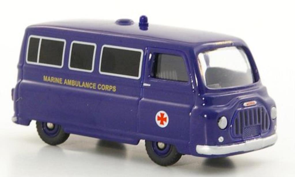 Morris J2 1/76 Corgi Van Marine Ambulance Corps Emergency Services modellino in miniatura