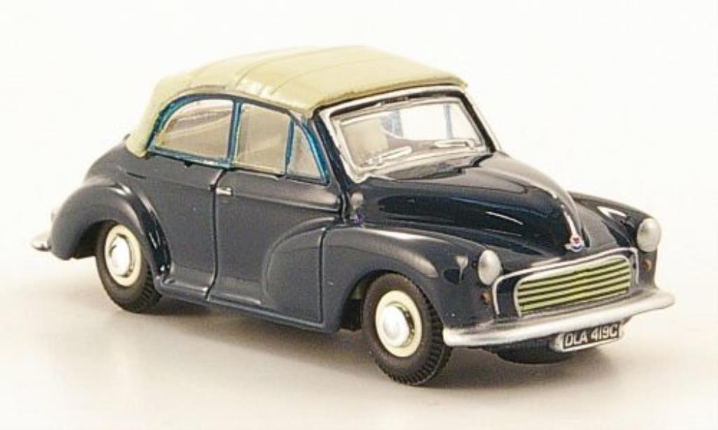 Morris Minor 1/76 Oxford blu/grigio geschlossen modellino in miniatura