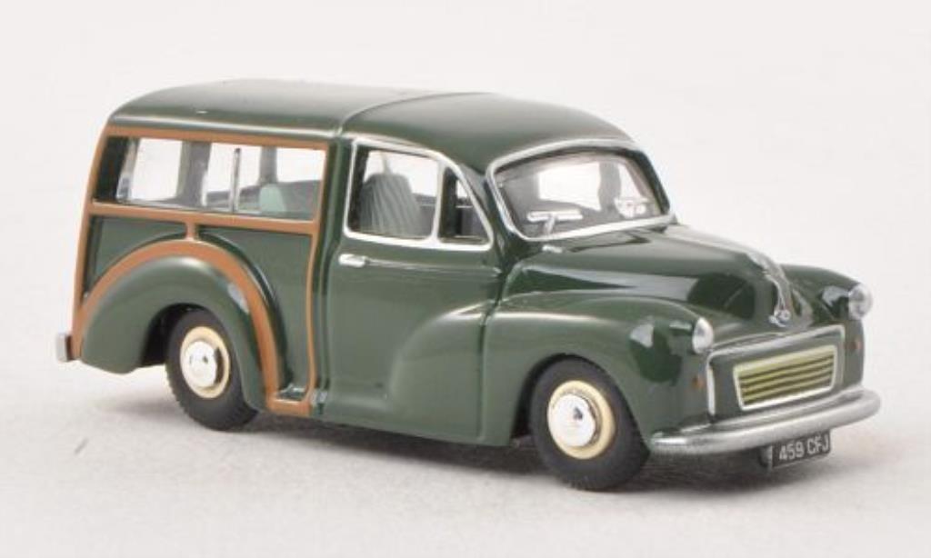 Morris Minor 1/76 Oxford Traveller grun modellino in miniatura