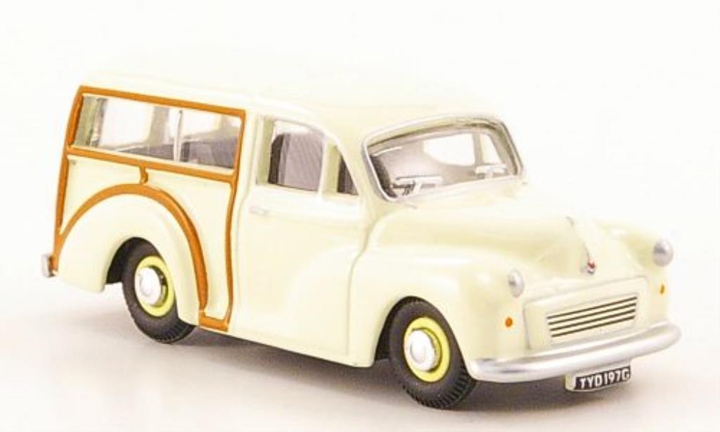 Morris Minor 1/76 Oxford Traveller bianco modellino in miniatura