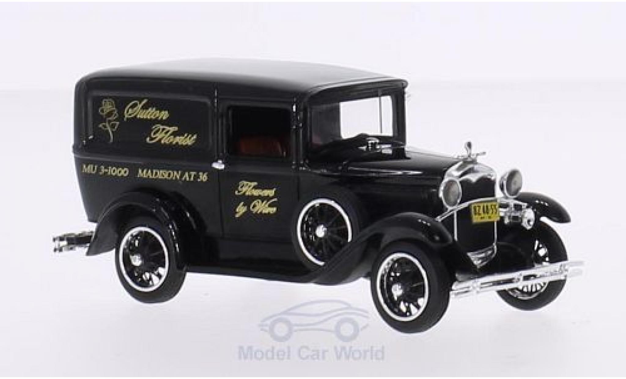 Ford Model A 1/43 Motorhead Livery nero Sutton Florist 1931 modellino in miniatura