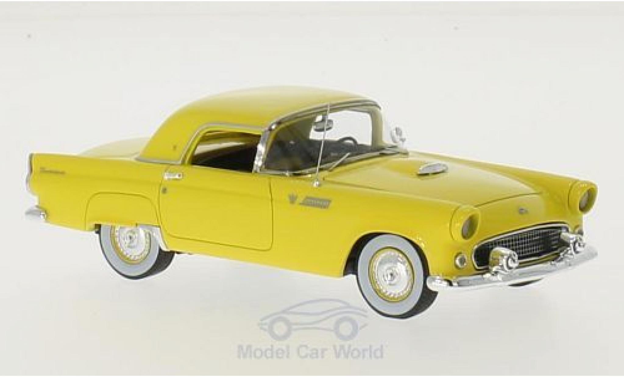Ford Thunderbird 1955 1/43 Motorhead Hardtop giallo 1955 modellino in miniatura