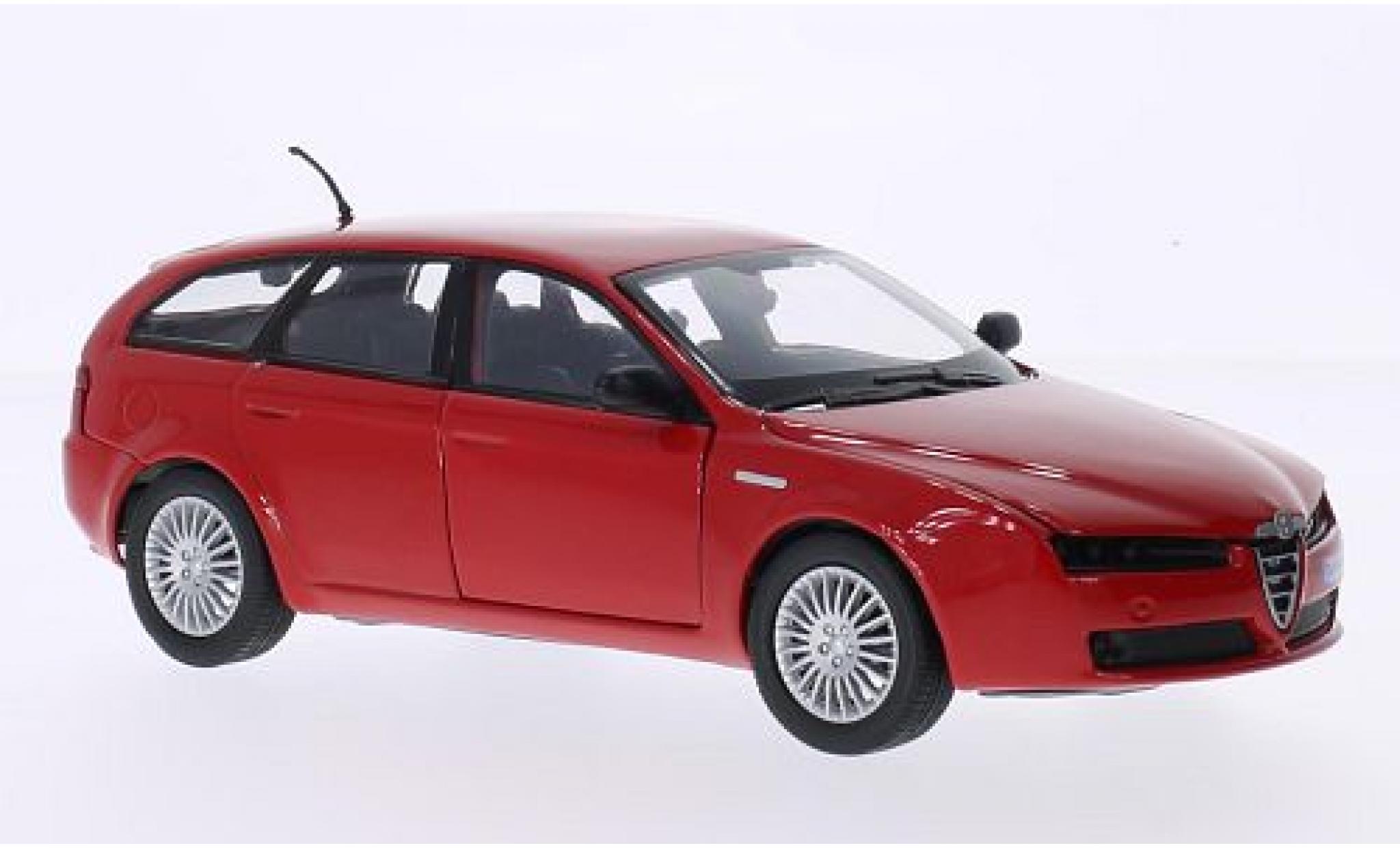 Alfa Romeo 159 1/24 Motormax SW rosso modellino in miniatura