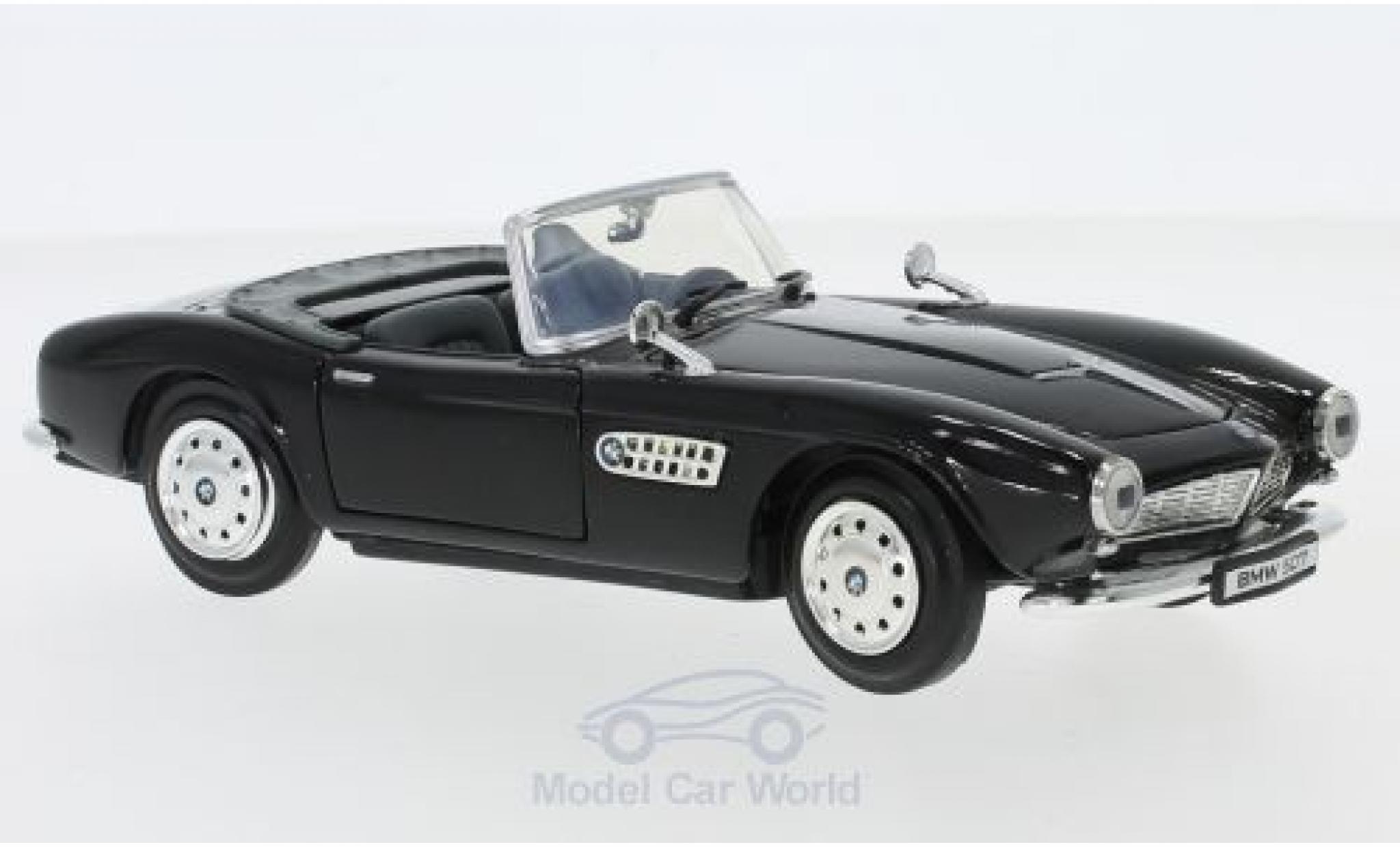 Bmw 507 1/24 Motormax nero modellino in miniatura