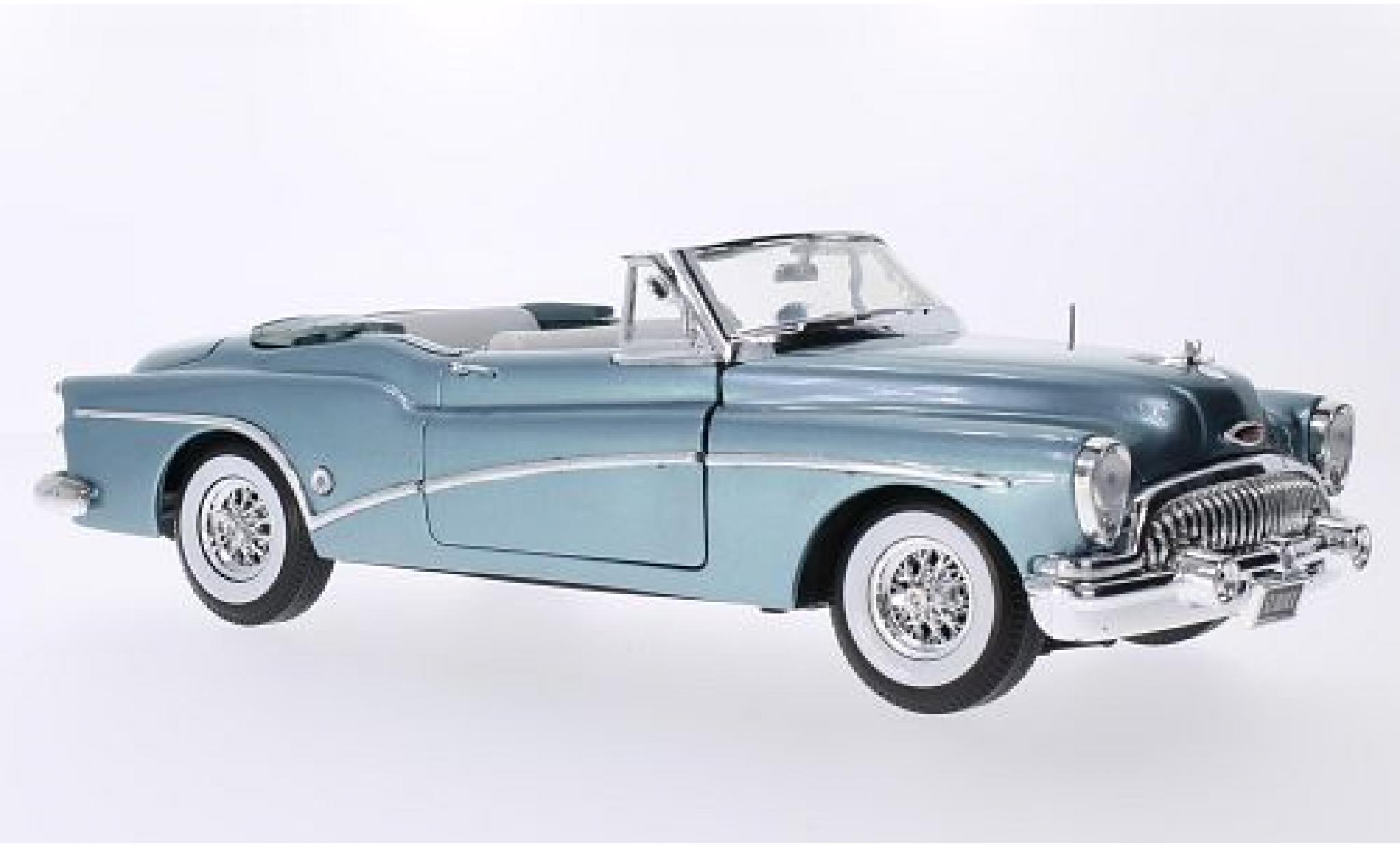 Buick Skylark 1/18 Motormax Convertibile metallico blu 1953 modellino in miniatura